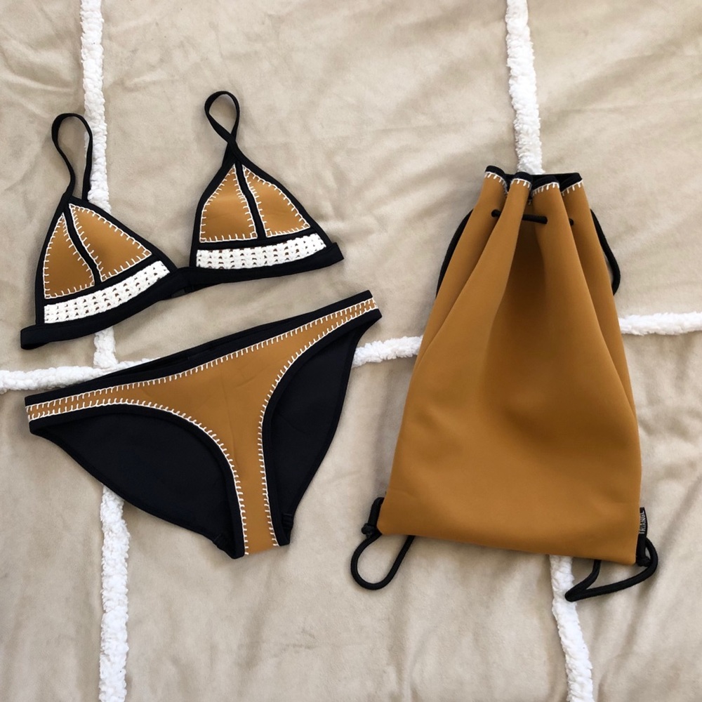 Triangl Crochet Neoprene Bikini